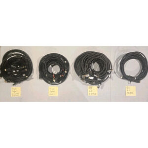 8k, 4k, High Speed with Ethernet & High Speed HDMI cable lot of various lengths.